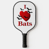 I Heart Bats Pickleball Paddle (Voorkant)