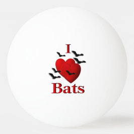 I Heart Bats Pingpongbal