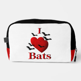 I Heart Bats Toilettasje