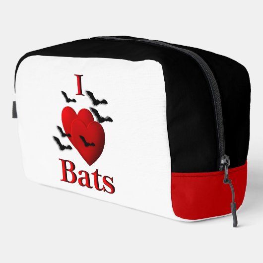 I Heart Bats Toilettasje (Rechterhoek)