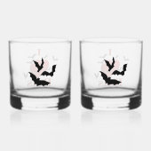 I Heart Bats Whisky Glas (Achterkant)