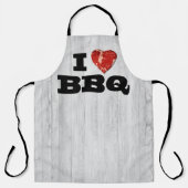 I Heart BBQ, Funny Beef Steak Grill Schort (Voorkant)