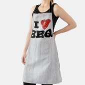 I Heart BBQ, Funny Beef Steak Grill Schort (Insitu)