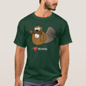 I HEART BEAVER T-SHIRT (Voorkant)