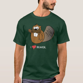 I HEART BEAVER T-SHIRT