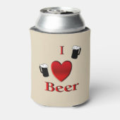 I Heart Beer Design Blikjeskoeler (Blikje Achterkant)