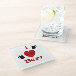 I Heart Beer Design Glazen Onderzetter