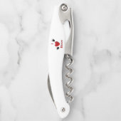 I Heart Beer Design Kurkentrekker (Achterkant)