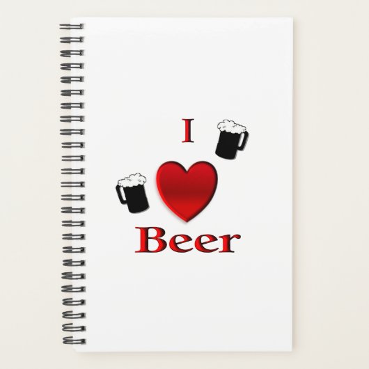 I Heart Beer Design Planner (Voorkant)
