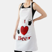 I Heart Beer Design Schort (Insitu)