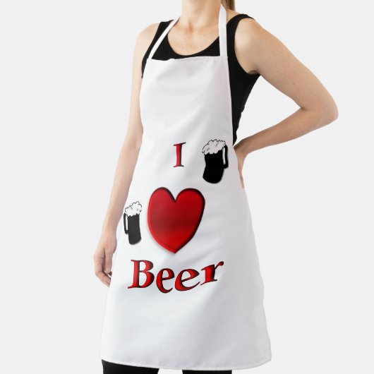 I Heart Beer Design Schort (Insitu)