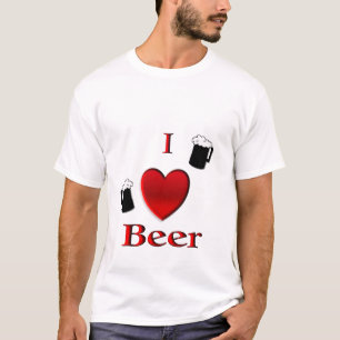 I Heart Beer Frothy Mokken T-shirt