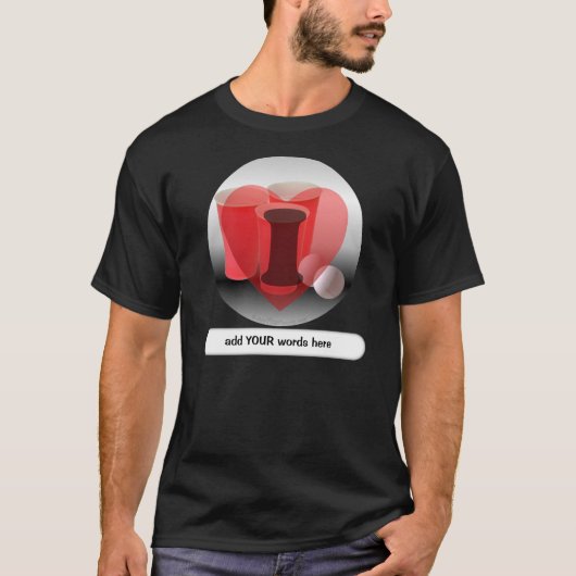 I Heart Beer Pong T-shirt (Voorkant)