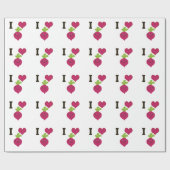 I Heart Beets Cadeaupapier (Vlak)