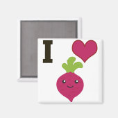I Heart Beets Magneet (Voorkant / Achterkant)
