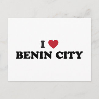 I Heart Benin City Nigeria Briefkaart