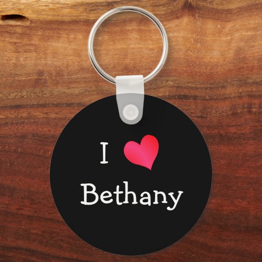 I Heart Bethany Sleutelhanger (Voorkant)