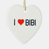 I Heart Bibi Ornament (Rechts)