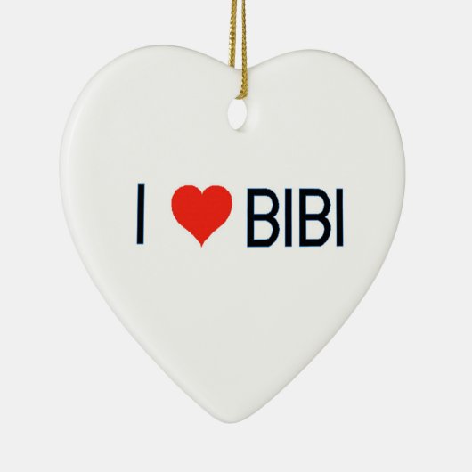I Heart Bibi Ornament (Rechts)