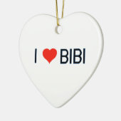 I Heart Bibi Ornament (Links)