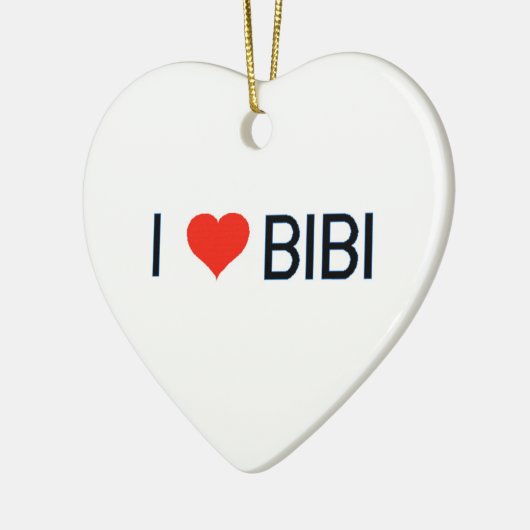 I Heart Bibi Ornament (Links)
