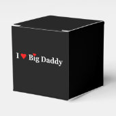 "I Heart Big Daddy" feestje gunst box Bedankdoosjes (Voorkant Zijde)