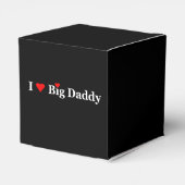 "I Heart Big Daddy" feestje gunst box Bedankdoosjes (Achterkant)
