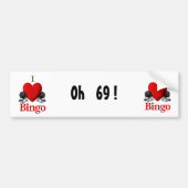 I Heart Bingo Bumpersticker (Voorkant)