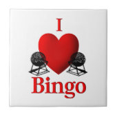 I Heart Bingo Tegeltje (Voorkant)