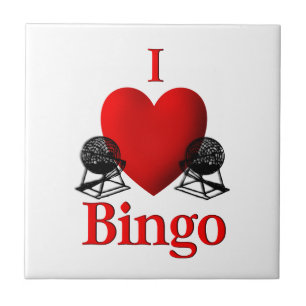 I Heart Bingo Tegeltje