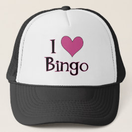 I Heart Bingo Trucker Pet