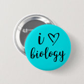 I Heart Biology Button (Voorkant /achterkant)