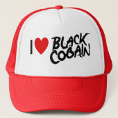 I Heart Black Cobain.pdf Trucker Pet (Voorkant)