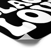 I Heart Black Love Couple Matching Couples African Poster (Hoek)