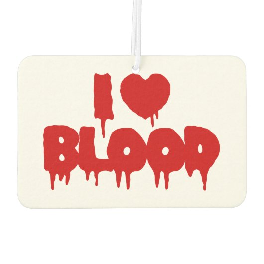 I HEART BLOED LUCHTVERFRISSER (Achterkant)