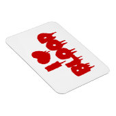 I HEART BLOED MAGNEET (Rechterzijde)