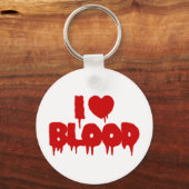 I HEART BLOED SLEUTELHANGER (Voorkant)