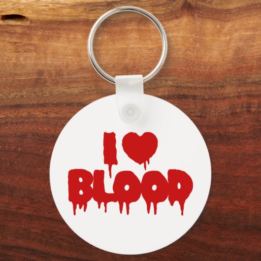 I HEART BLOED SLEUTELHANGER (Voorkant)