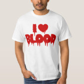 I HEART BLOED T-SHIRT (Voorkant)