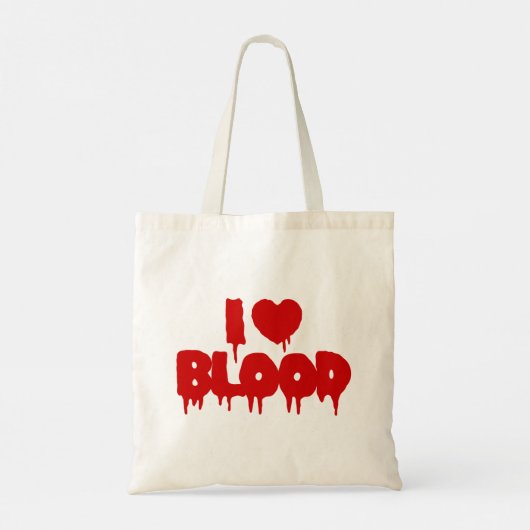 I HEART BLOED TOTE BAG (Achterkant)