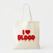 I HEART BLOED TOTE BAG (Voorkant)