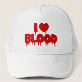 I HEART BLOED TRUCKER PET (Voorkant)
