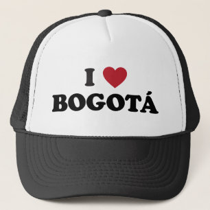 i Heart Bogotá Colombia Trucker Pet