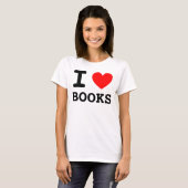 I Heart Books Shirt (Voorkant volledig)
