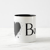 I Heart Books Tweekleurige Koffiemok (Center)