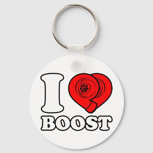 I Heart Boost Sleutelhanger (Voorkant)