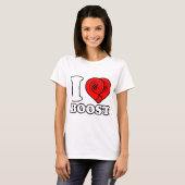 I Heart Boost T-shirt (Voorkant volledig)