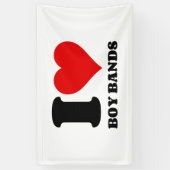 I HEART BOY BANDS SPANDOEK (Verticaal)