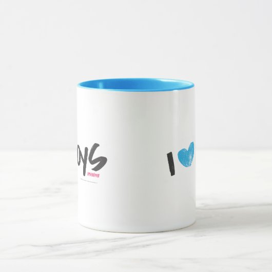 I Heart Boys Aqua Mok (Midden)