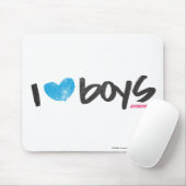 I Heart Boys Aqua Muismat (Met muis)